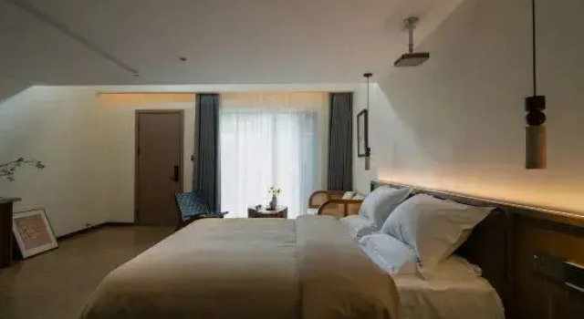 Двухместный семейный люкс Дуплекс с видом на внутренний двор Yulong Mujianshan Homestay