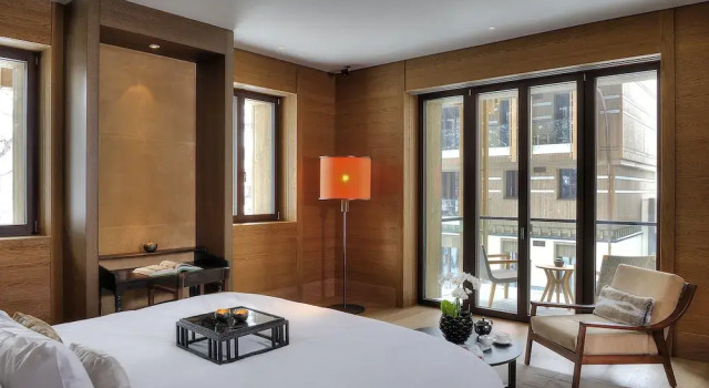 Двухместный люкс Deluxe с балконом The Chedi Andermatt