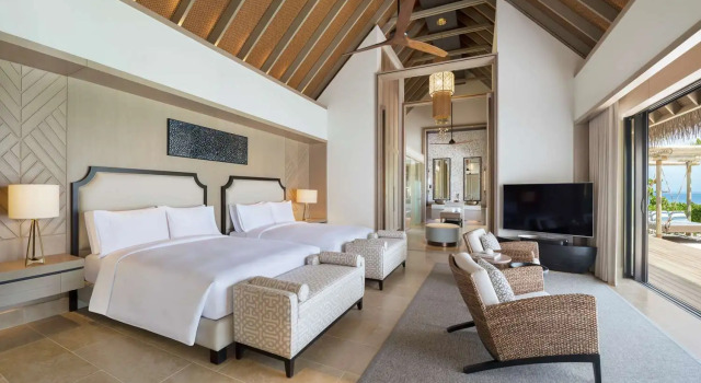 Двухместная Reef Вилла Отель Waldorf Astoria Maldives Ithaafushi