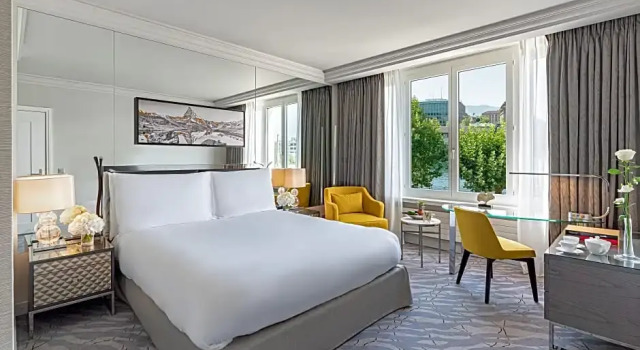 Двухместный номер с видом на реку Mandarin Oriental, Geneva