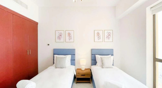 Lovely 3BR Unit w Beach View JBR, Забронировать Отель Джумейра , рядом с Dubai Marina Yacht Club