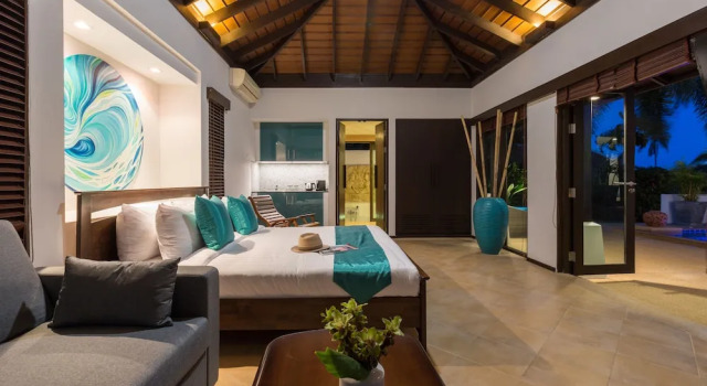 Вилла с 3 комнатами Villa Divina - Stunning Pool Villa 3 Mins Walk to Beach