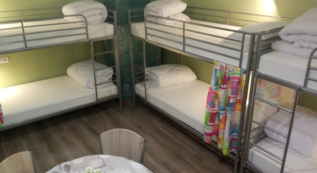 Кровать в общем номере Lorf Hostel&Apartments