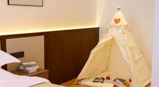 Семейный люкс с 2 комнатами с красивым видом из окна Shangri-La Wenyuan elegant residence designer homestay
