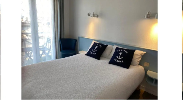 Двухместный номер Standard с балконом и с видом на море Atlantic Hôtel - LIle dYeu