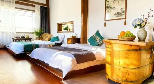 Люкс с красивым видом из окна Mengtian Bieyuan Boutique Inn