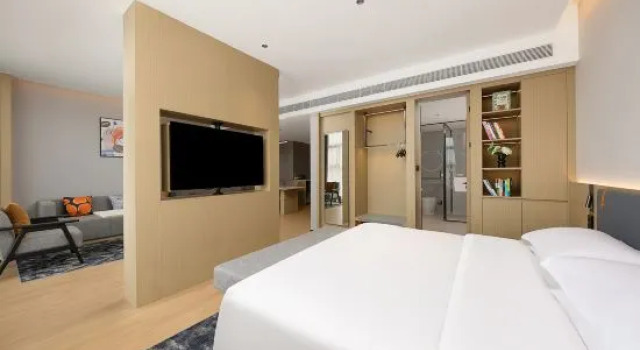 Люкс Deluxe Tulip Lodj Aparthotel Chengdu Panda Base