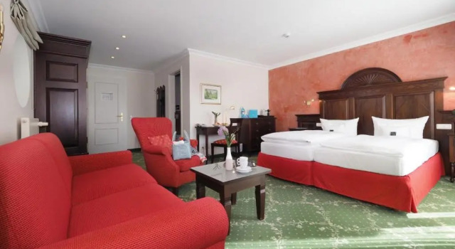 Номер Superior с видом на окрестности Strandhotel Heringsdorf mit Soleaußenpool 30 Grad