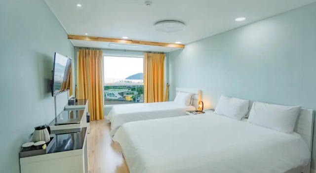 Двухместный номер Standard с видом на океан Hotel Sweet Castle Jeju Hamdeok