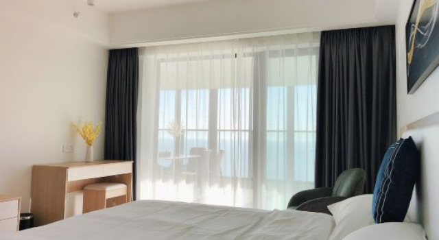 Yangjiang Ruihai Golden Beach Apartment, Rezervovat Apartmán Hotely v Guangdong s bazénem, Bazén