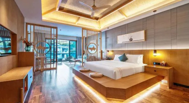 Номер Standard Yangshuo Fadai overhanging hot spring light luxury hotel