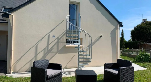 Студия с видом на сад Lomener - La Goelette - studios à 450m de la plage