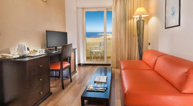 Трёхместный номер Standard с видом на море Park Hotel Cattolica & Restaurant