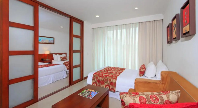 Трёхместный люкс The Morgana Poblado Suites Hotel
