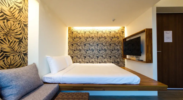 Двухместный номер Standard с балконом и с видом на канал 嬉安平 Si Anping by Hotel Si