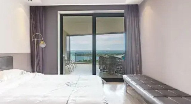 Люкс с 3 комнатами с видом на море Boao Haitian Mingyuan Seaview Apartment