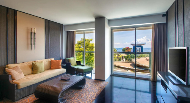 Люкс с 2 комнатами с видом на бассейн The Sakala Resort Bali All Suites