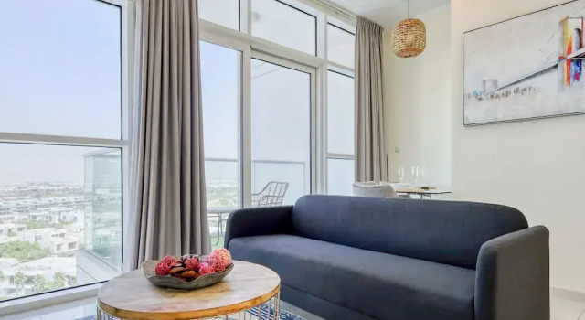Carson Elegant Living in One Bedroom, Забронировать Апартаменты/квартира Отели Эмирата Дубая с парковкой, рядом с Поле для гольфа Jumeirah Golf Estates, Парковка
