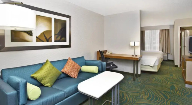 Четырёхместный люкс SpringHill Suites by Marriott Chicago Naperville Warrenville