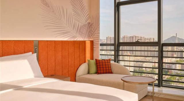 Люкс Deluxe Hilton Garden Inn Zhongshan South