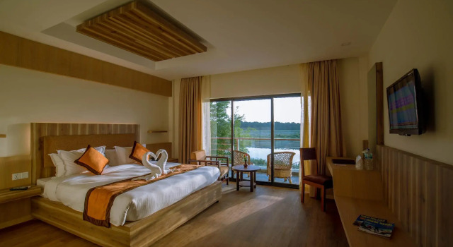 Двухместный номер Deluxe с видом на реку Park Safari Resort