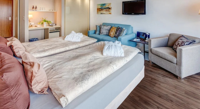 Двухместный номер Economy с балконом и с видом на море Ostsee-Hotel