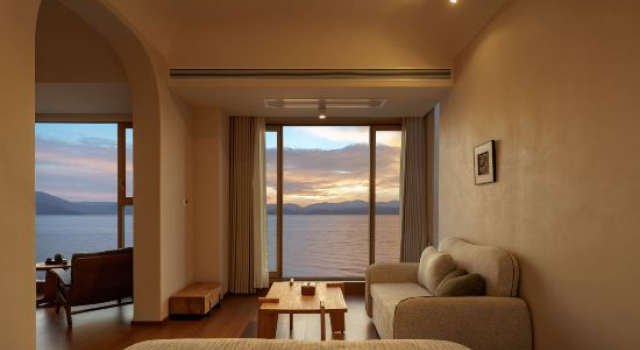 Двухместный люкс с красивым видом из окна Dali Moxi guest house