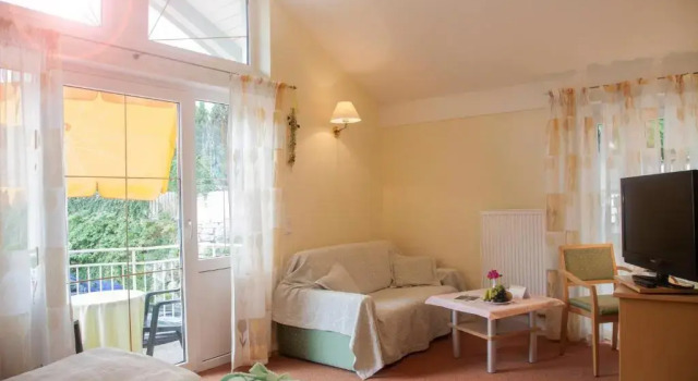 Апартаменты с балконом Hotel Der Seehof
