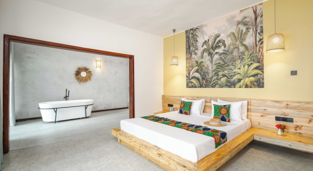 Люкс Deluxe c 1 комнатой с балконом и с видом на море The Soul Zanzibar Beach Hotel & Spa