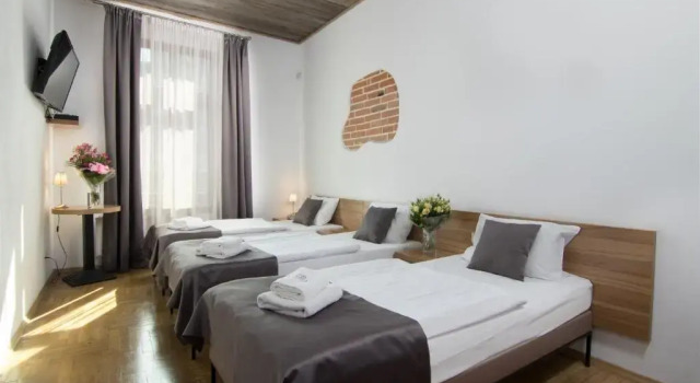 Трёхместный номер Standard Aparthotel Pergamin