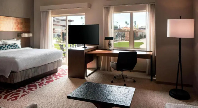 Двухместная студия с видом на внутренний двор Residence Inn by Marriott Santa Barbara Goleta