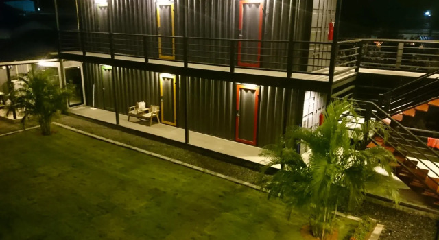 Кровать в общем номере Na-Tub Hostel