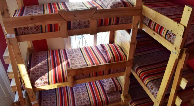 Кровать в общем номере Urban Hive Backpackers