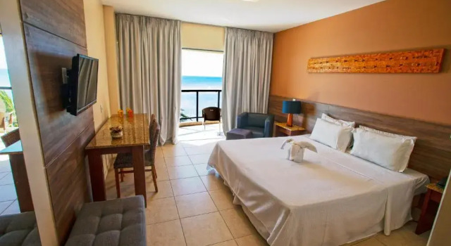 Двухместный номер Deluxe с видом на море Village Barra Hotel
