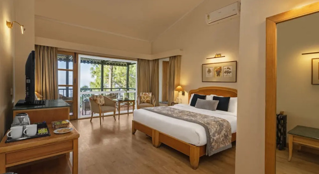 Двухместный коттедж Superior с балконом и с красивым видом из окна Baikunth Resorts by Leisure Hotels
