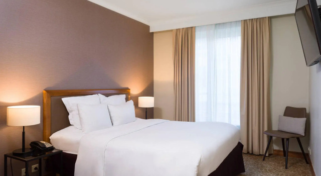 Апартаменты с 2 комнатами с балконом Marriott Executive Apartments Brussels