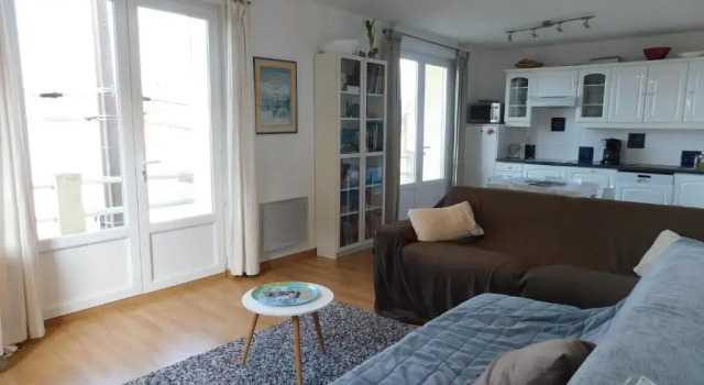 Апартаменты Le clapotis de l'Ô, calme, balcon sur la mer, à 2 h de Paris