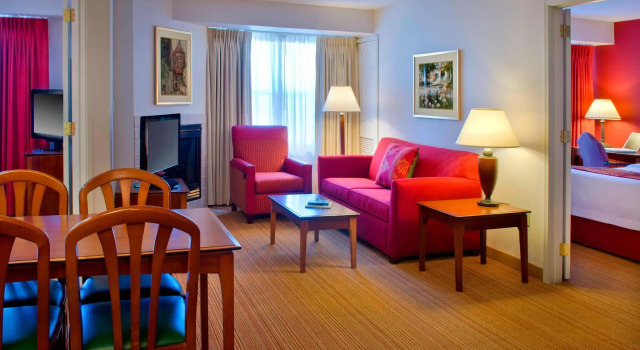 Люкс с 2 комнатами Residence Inn Boston Andover