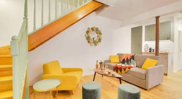 Luxueux Duplex 6 - 8pers - Full Equipped - République, Забронировать Отель 10-й округ: Республика Париж, рядом с Станция метро Rambuteau