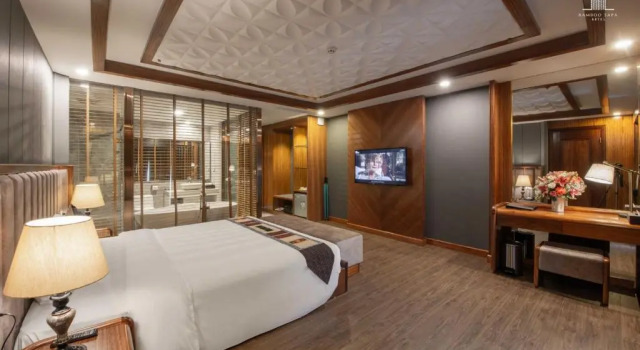 Люкс с видом на горы Bamboo Sapa Hotel