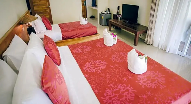 Трёхместный номер Deluxe с видом на лагуну Good Times Resort Kanchanaburi