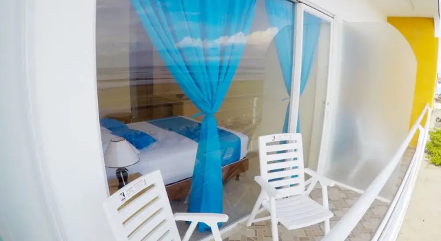 Двухместный номер Superior с балконом и с красивым видом из окна Hotel Crucero