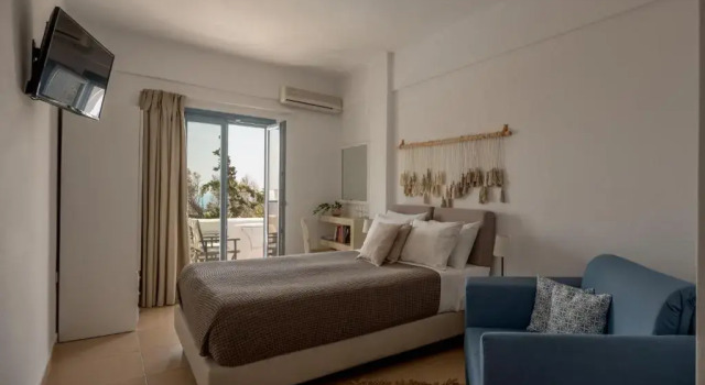 Двухместный номер Standard с видом на бассейн Caldera Romantica Hotel