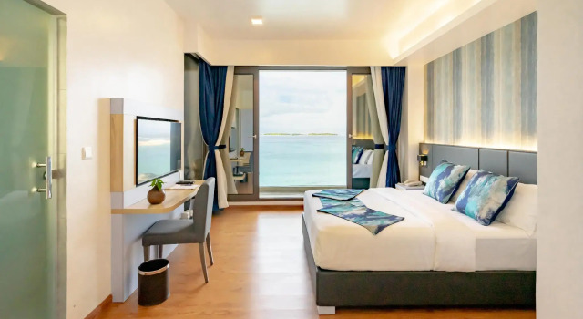 Двухместный номер Premium с балконом и с видом на море Arena Beach Hotel