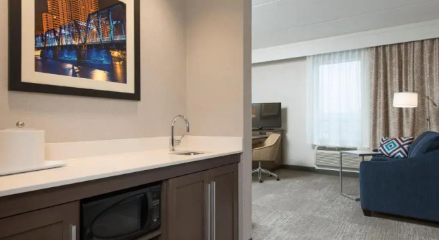 Четырёхместный люкс Hampton Inn & Suites Grand Rapids Downtown