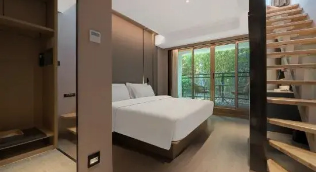 Двухместный люкс Дуплекс с балконом Xiamen puyun Hotel (Zhongshan Road Pedestrian Street Ferry Terminal)