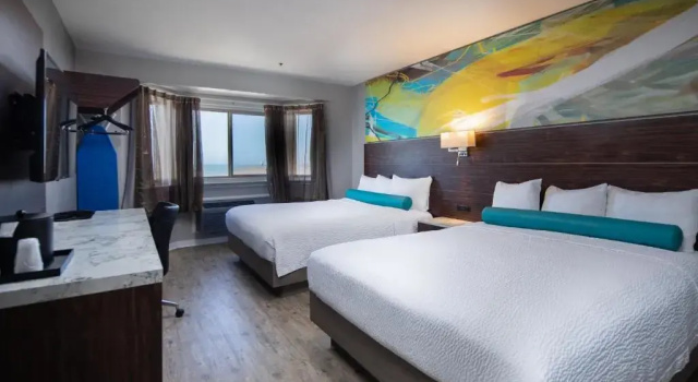 Четырёхместный номер Standard с видом на океан Inn at Rockaway San Francisco Pacifica