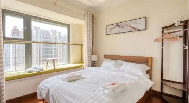 Люкс с 2 комнатами с видом на море Qidong Venice Dumei Life Homestay