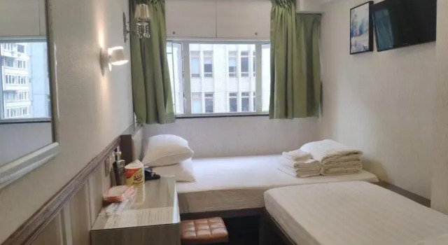 Трёхместный номер Standard с видом на город Celltronik Hostel 先創旅店