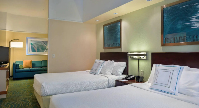 Четырёхместный люкс SpringHill Suites St Petersburg Clearwater